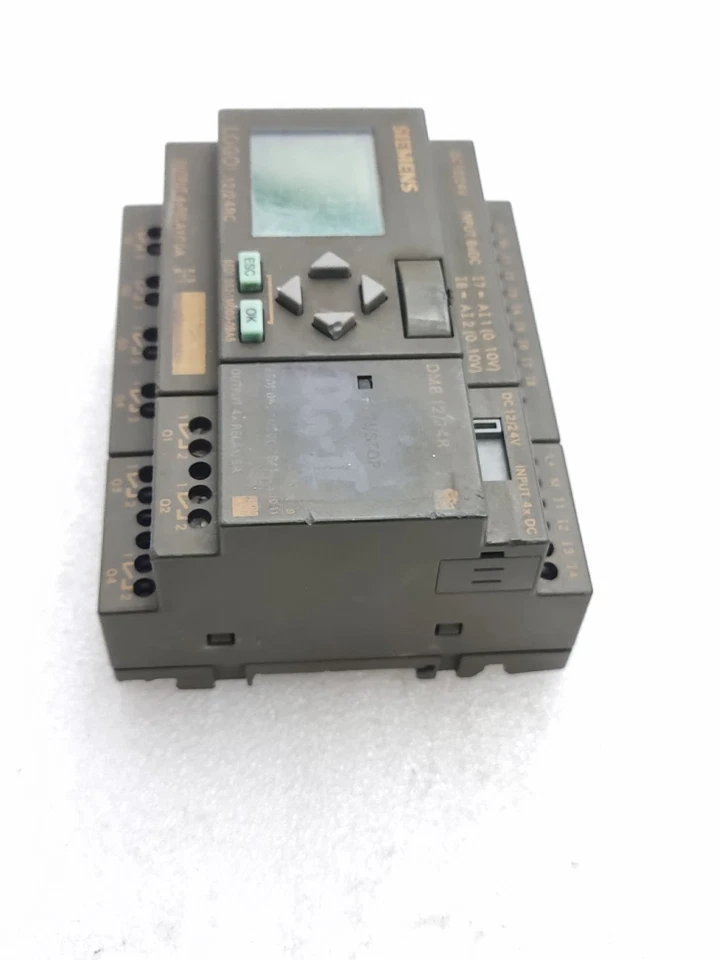 Siemens 6ED1052-1MD00-0BA5 Logo With 6ED1055-1MB00-0BA1 Expansion Module 12/24V